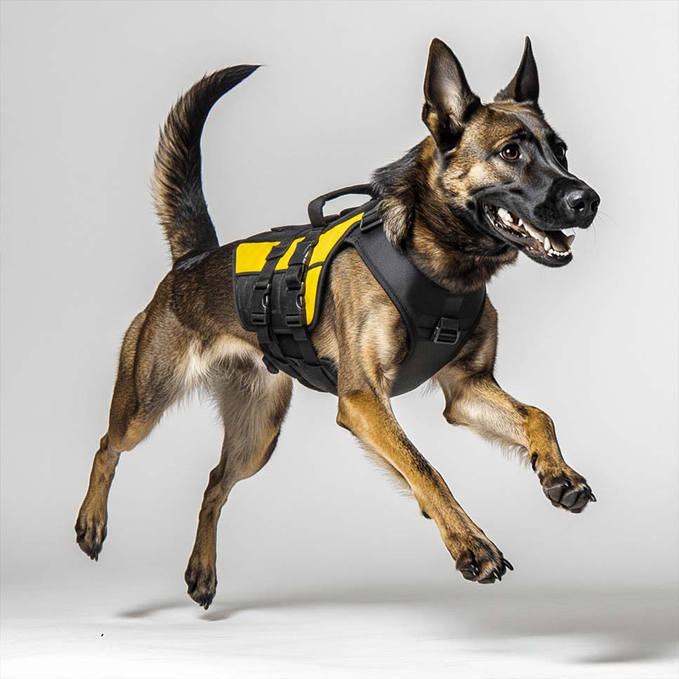 Canine training gear has come a long way